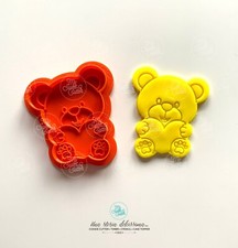 Orsetto Cuore Nascita Orso Peluche FORMINA BISCOTTI COOKIE CUTTER 7cm