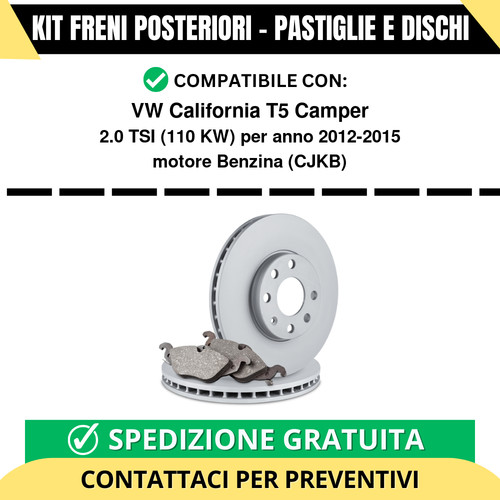 Kit freni posteriori - freni, vw