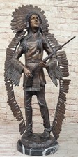 Statua scultura busto bronzo
