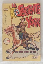 IL SERGENTE YORK prima serie n. 1 Ed. Audace 1954 !!!!!!!