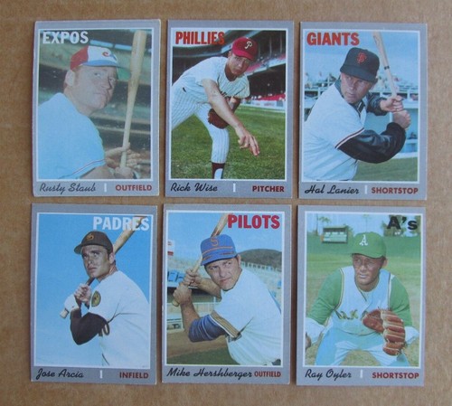 1970 topps baseball card - 1970,