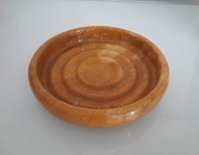 Portacenere in marmo arancione Vintage  anni 70 Perfetto