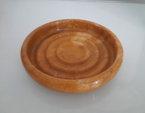 Portacenere marmo arancione - portacenere,