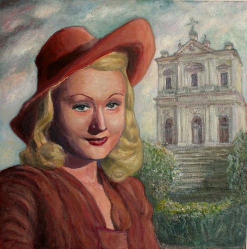 Dipinto olio tela ritratto - dipinto,