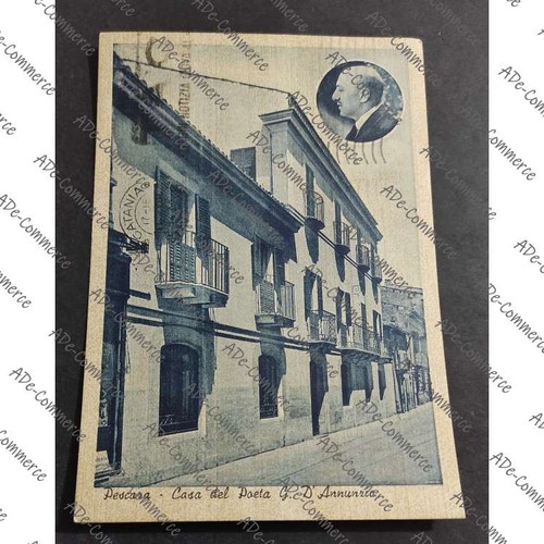 Cartolina pescara casa del - cartolina,