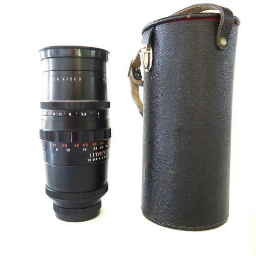 Pentacon 200 rmade d r - 4/200, in