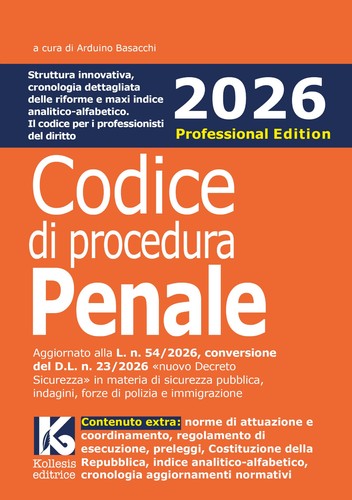 Codice procedura penale - codice,