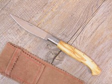 COLTELLO ARTIGIANALE 24 CM arburesa pusceddu lama da 11 legno ulivo scanno sardo