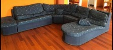 Divano ad angolo chaise longue, 7 posti. Buone condizioni. Cuscini sfoderabili.