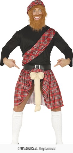 Costume scozzese scherzo - scozzese,
