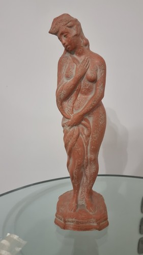 Statua terracotta donna ugo - statua,