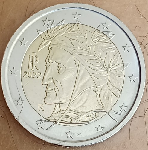 Moneta euro dante alighieri - euro-dante, alighieri-