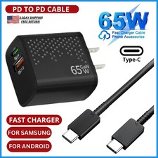 65W PD Fast Charger Wall