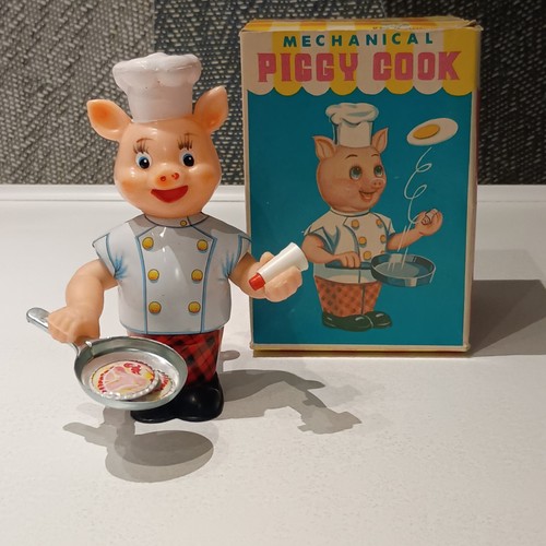 Vintage mechanical piggy - 🔥,
