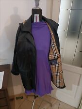 Giaccone Montgomery di pelle Burberry