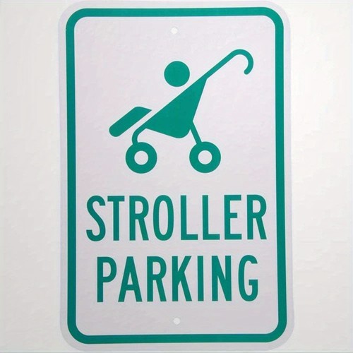 Insegna parcheggio passeggino - insegna,