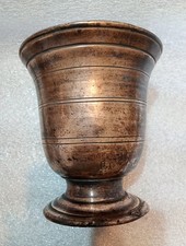 Antico Mortaio In Bronzo Circa