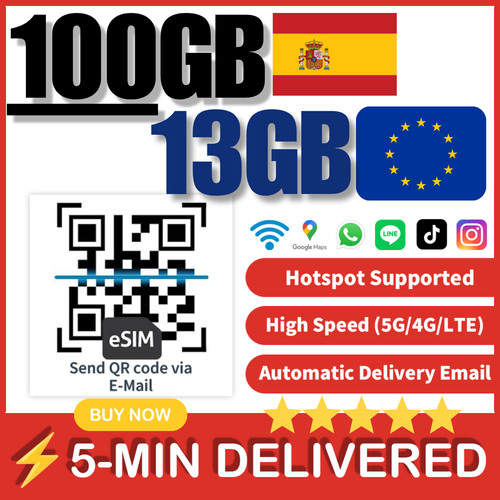 Esim spagna 100gb - [esim],