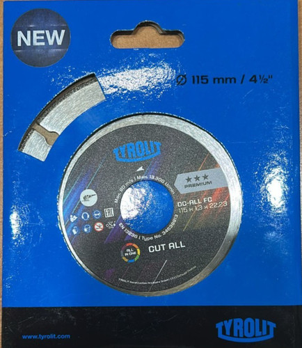 Disco tyrolit - disco,