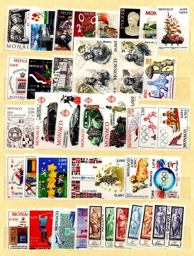 Monaco 2000 timbres 2 - monaco,