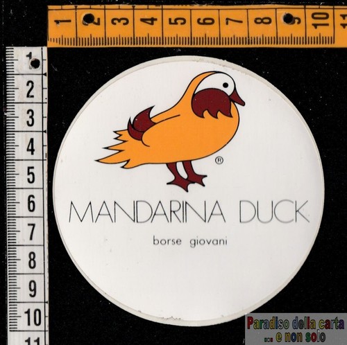 Mandarina duck borse adesivo - mandarina,