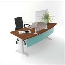 Parafiato Economico divisorio di protezione in plexiglass autoportante