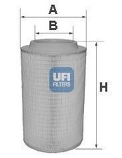 Filtro aria UFI 27.627.00 PER