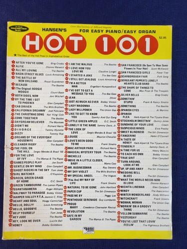 Hansen hot 101 for - for, easy