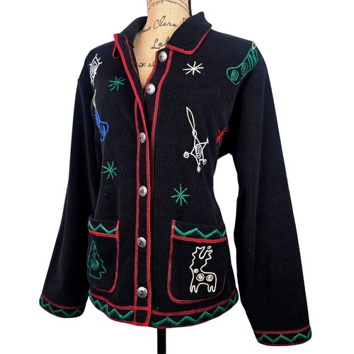 Talbots giacca pile nera - pile,