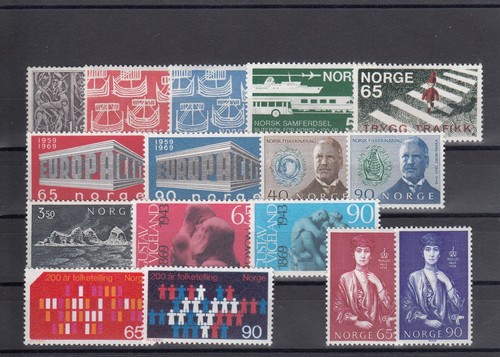 Norvegia 1969 buon set - , di