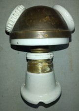 OGGETTO ELETRICO VINTAGE CON PORTALAMPADA DA PARETE AN 50 DA PARETE