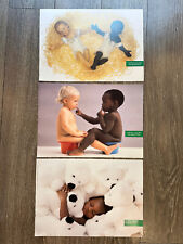 BENETTON foto OLIVIERO TOSCANI 3 poster manifesto affiche vintage bambini