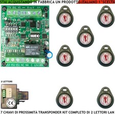 TRASPONDER KIT 7 CHIAVI CHIAVE