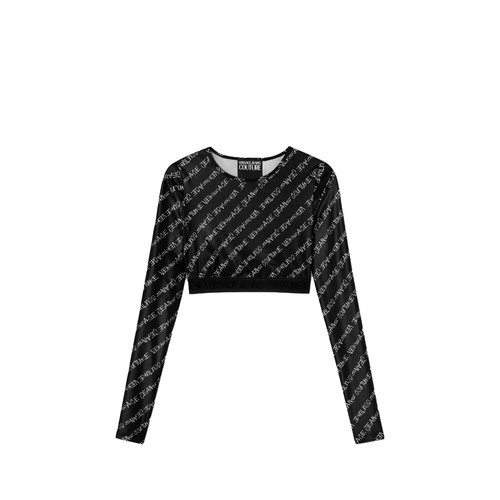 Top donna nero versace jeans - donna,