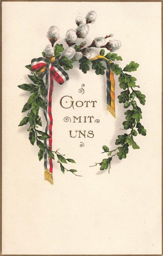 Cartolina ww1 dio - ww1,