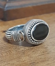 ANELLO UOMO ARGENTO 925 Sterling Antica Roma nice solitario Ring Men $