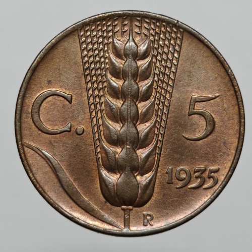 Centesimi spiga 1935 - spiga, qfdc