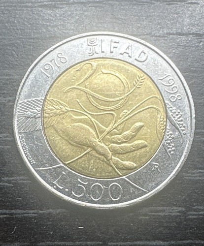 Italy 500 lire 1978 1998 - 500, -1998