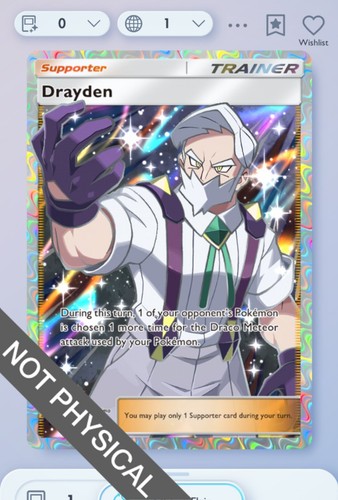 Pokemon tcg pocket drayden - pocket,