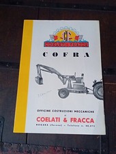 ESCAVATORE CARRELATO TRATTORI COFRA COELATI&FRACCA brochure epoca originale 