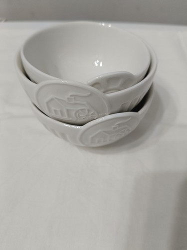 Tris ciotole mulino - tris, bianco