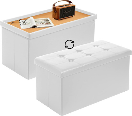 Pouf contenitore rettangolare - pouf,