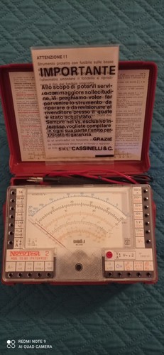 Tester analogico cassinelli - tester,