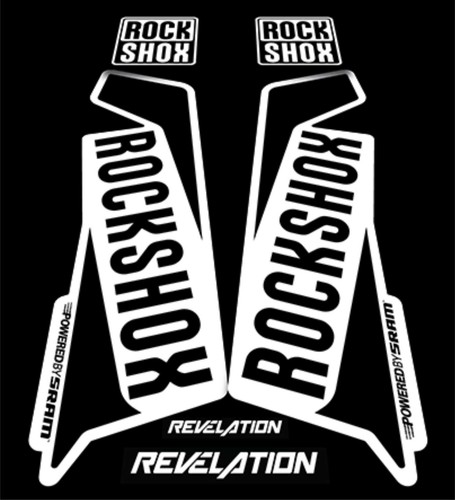 Adesivo forcella rock shox - forcella,