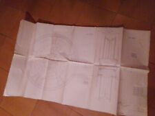 1982-MOTO GUZZI 850 T5   Disegno tecnico copia da lucido ...RUOTA ANTERIORE