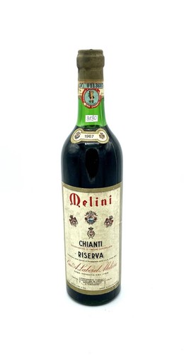 Vintage bottle melini - bottle,