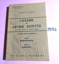 L'ESAME DI LATINO SCRITTO
