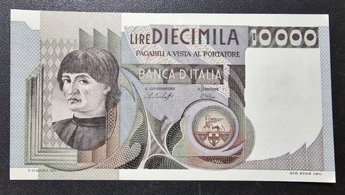 Banconota repubblica 10000 - repubblica,