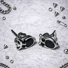 Orecchini Gothic Punk Gatto