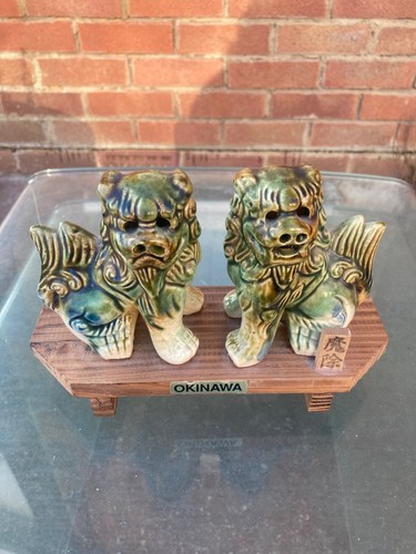 Pair japanese okinawa - pair, shisa